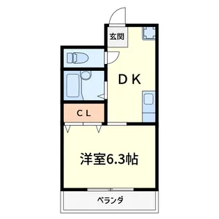メゾンレヴェ―ユ【4階】の間取り