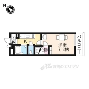 レオパレスソルシオン5【1階】の間取り