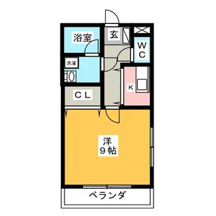 エザンス【3階】の間取り