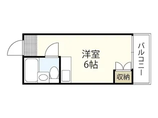 大州ビル【4階】の間取り