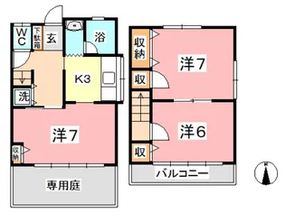 3DKの間取り画像