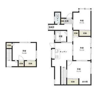 宮城県仙台市宮城野区岩切字羽黒前【一戸建】の間取り