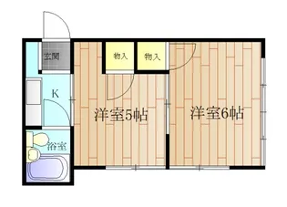 ベルモント池田町【1階】の間取り