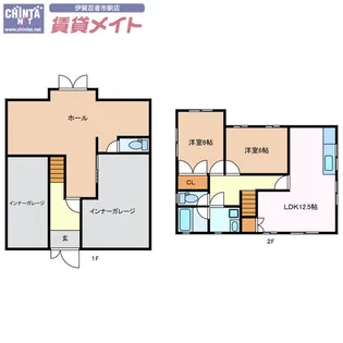 三重県伊賀市桐ケ丘5【一戸建】の間取り