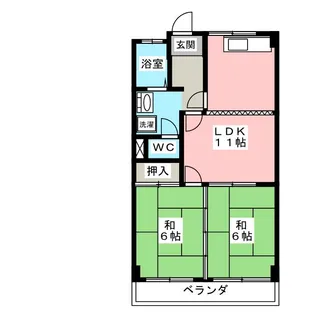 ハインスハイムII【3階】の間取り