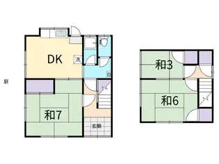 岡山県岡山市北区高柳西町【一戸建】の間取り