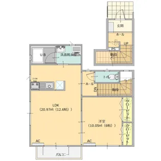 月桂樹(ローリエ)の街 C棟【2階】の間取り