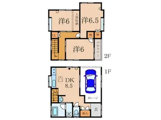 東京都清瀬市中里6【一戸建】の間取り