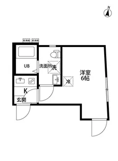 SBメゾン江北【1階】の間取り