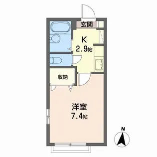 ヴィラ・ルネサンス【2階】の間取り