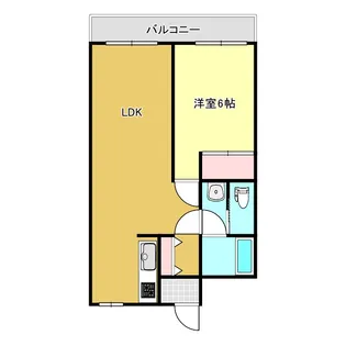 コーポラスTSUBO【2階】の間取り