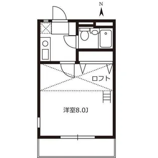 ヴィラリスヴラン【1階】の間取り