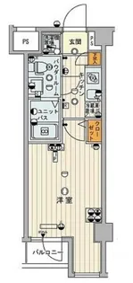 東京都新宿区榎町【マンション】の間取り
