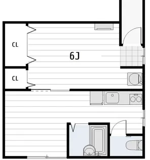 コーポタナカII【2階】の間取り