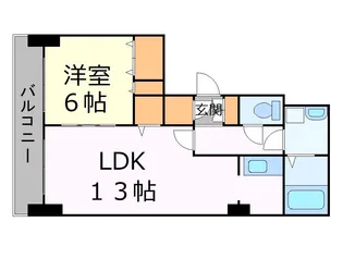 ティアラタワー中島倶楽部【22階】の間取り