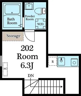 ベルディグリ堀切菖蒲園【2階】の間取り