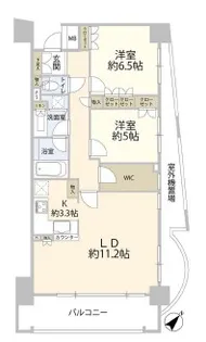 パーク・コート恵比寿ヒルトップレジデンス【8階】の間取り