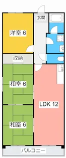 ニュータウン天白【2階】の間取り