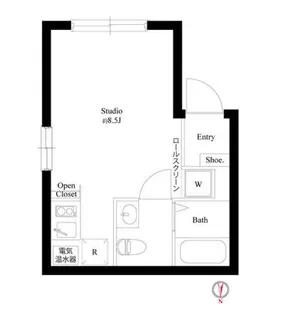 東京都江東区北砂2【マンション】の間取り