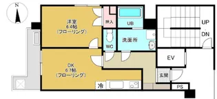 サンライズタカチオ【3階】の間取り