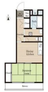 第一フジハイツ【2階】の間取り