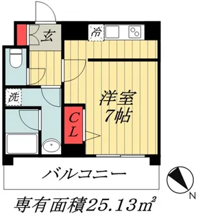 N-stage下総中山【5階】の間取り