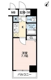 プレール日本橋弐番館【10階】の間取り