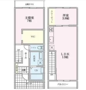 東京都町田市三輪町【一戸建】の間取り