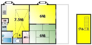 東京都練馬区西大泉5【アパート】の間取り