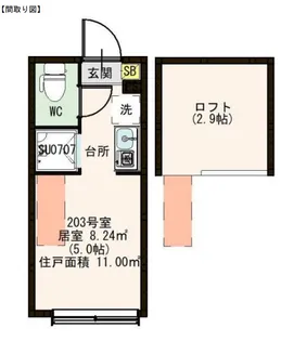 パークレジデンス久我山駅前【2階】の間取り