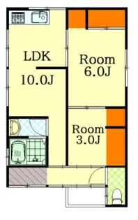 広島県広島市西区西観音町【一戸建】の間取り