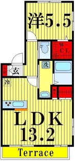 エスポワール【1階】の間取り