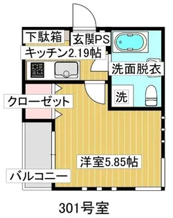 パークコート【3階】の間取り