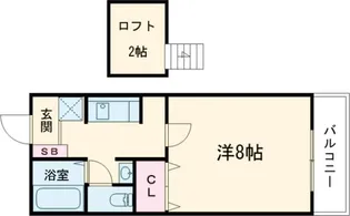 エスポワール藤阪【2階】の間取り