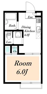 ルピナスB棟【2階】の間取り