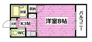 マリンハイツ畠山【1階】の間取り
