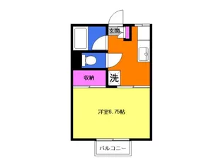 パレス小沢1【2階】の間取り