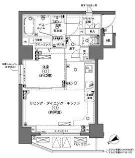 ZOOM横浜【9階】の間取り