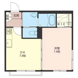 メゾン North Fish II【1階】の間取り