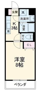 ピンキッシュ【2階】の間取り