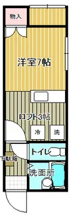 フェリーチェ小新【2階】の間取り