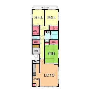 ドミトリー大宮【2階】の間取り