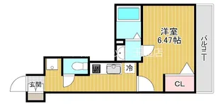 LUXENA住之江公園【5階】の間取り