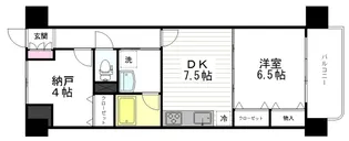 朝日プラザ アネックスニュー【5階】の間取り