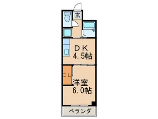 カーサコモーダ【3階】の間取り