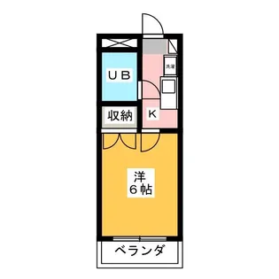 西谷五番館【3階】の間取り