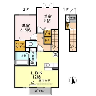 ルミナス【2階】の間取り
