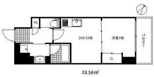 プレジオ日暮通【13階】の間取り