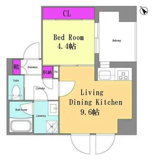 プロポンス登戸【8階】の間取り