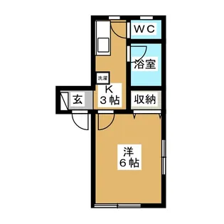 グレース野島【1階】の間取り